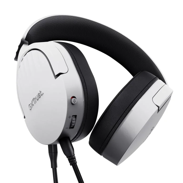 Геймърски слушалки TRUST GXT489 Fayzo, бели