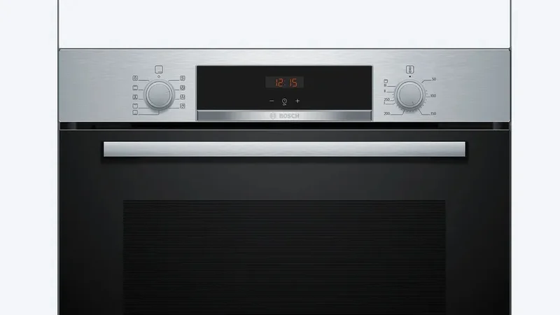 Bosch HBA534ES3, SER4, Built-in oven 60 x 60 cm, 71 l, Energy Efficiency class: A+, 3D hot air, EcoClean, Stainless Steel