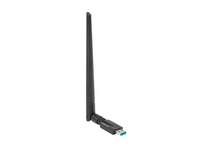 Безжичен мрежов адаптер LANBERG NC-1200-WIE AC1200 Dual Band USB