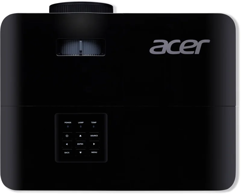 Acer Projector X129H, DLP, XGA (1024x768), 4800 ANSI Lumens, 20 000:1, 1.1x, 3D ready, HDMI 1.4, VGA, DC Out (5V/2A, USB-A), RCA, Audio in, Speaker 3W, Bluelight Shield, LumiSense, 2.8kg, 2Y, Black