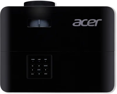 Acer Projector X129H, DLP, XGA (1024x768), 4800 ANSI Lumens, 20 000:1, 1.1x, 3D ready, HDMI 1.4, VGA, DC Out (5V/2A, USB-A), RCA, Audio in, Speaker 3W, Bluelight Shield, LumiSense, 2.8kg, 2Y, Black