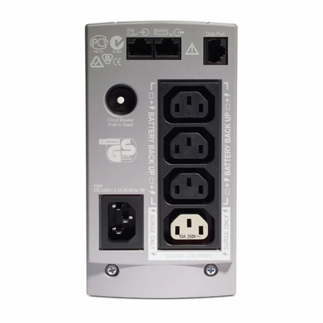 UPS APC Back-UPS CS BK500EI 500VA 300W, Off-line, USB/RS-232, 4 изхода, бежов