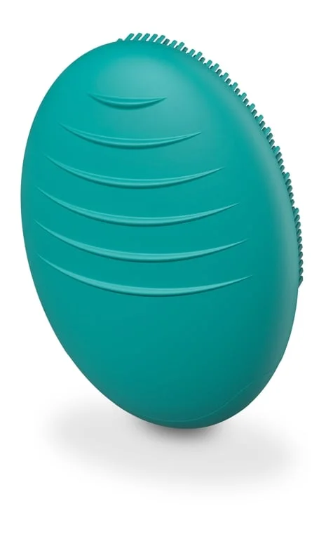 Beurer FC 52 Laguna silicone facial brush, 2-in-1 function - deep-pore cleansing & gently massage, Vibration technology, 15 intensities, Water-resistant, USB-C charging cable
