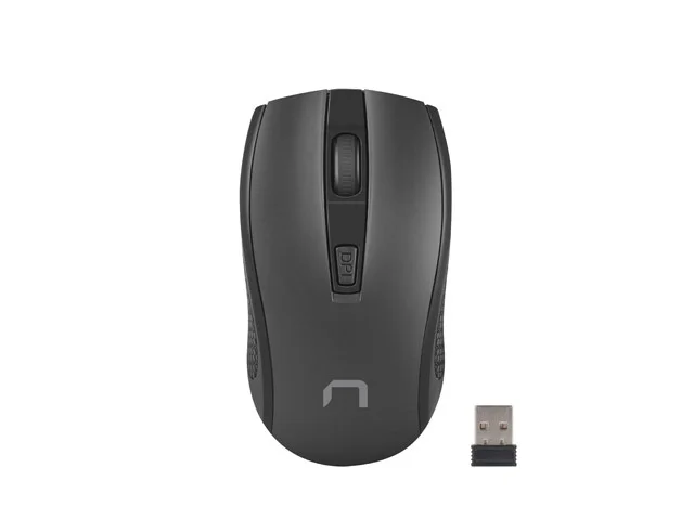 Комплект чанта за лаптоп Natec WALLROO 2 15.6" с безжична мишка, черен