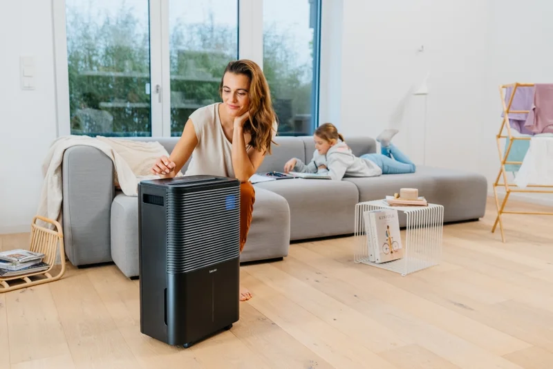 Beurer LE 250 Air Dehumidifier; up to 20 litre/day; rooms  40 to 60 cm2; Laundry drying function; Removable tank: 4.0 l; Automatic mode; Night mode; Timer;  2 fan levels; Environmentally friendly refrigerant R290