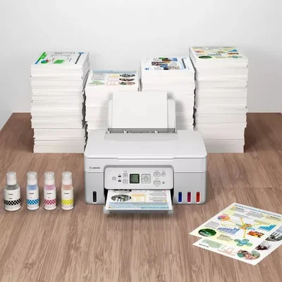 Мастиленоструйно мултифункционално устройство Canon PIXMA G3470, бяло