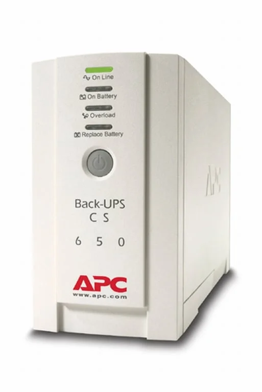 UPS APC Back-UPS CS BK650EI 650VA 400W Off-line, RS-232/USB, 4 изхода, бежов