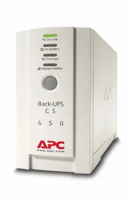 UPS APC Back-UPS CS BK650EI 650VA 400W Off-line, RS-232/USB, 4 изхода, бежов