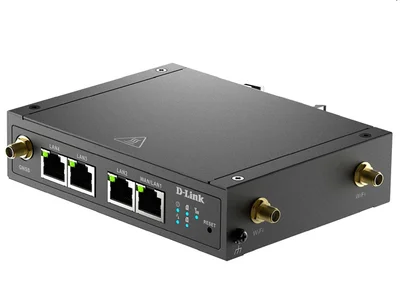 D-Link 4G M2M Router, 4x Fast Ethernet, Wi-Fi N300