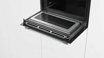 Компактна фурна за вграждане с микровълнова функция Bosch CMG633BS1 SER8, 45 л, 60 x 45 см, inox
