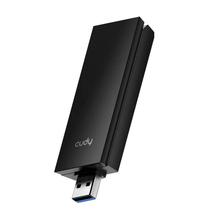 USB Wi-Fi адаптер CUDY – WU5400, Tri-Band, Wi-Fi 6/6E, AX5400