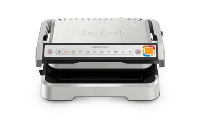 Tefal GC774D30 Optigrill 4In1 Inox, (Grill, Bbq, Oven, Complete Meal), 600Cm2 Cooking Surface, Automatic Cooking Sensor, 9 Automatic Programs, 3 Adjustable Temp., Cooking Level Indicator, Non-Stick Die-Cast Alum. Plates