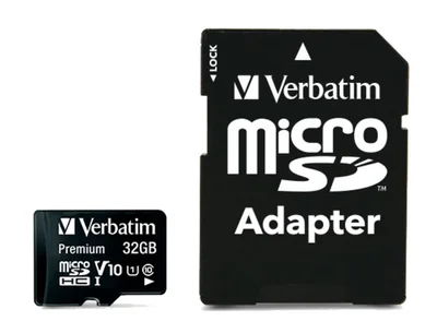 Verbatim Premium micro SDHC 32GB Class 10 (Incl. Adaptor)