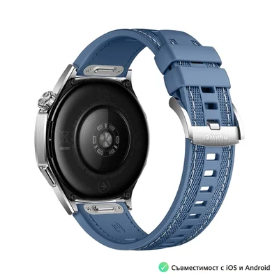 Huawei Watch GT5  Vili-B19W, 1.43", Amoled 466x466 PPI 326, BT5.2 BLE/BR/EDR, 5ATM, 524mAh, Screenshot sharing, support message input, message notifications, Battery life up to 14 days, Compatible with iOS and Android devices, Blue Woven