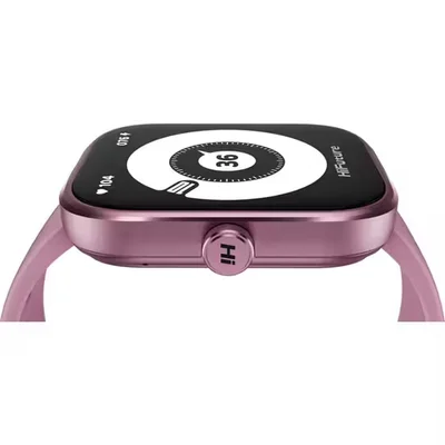 HiFuture Lume Pro Pink, 1.85 " AMOLED, Always on Display, Powered by Dual Core, Aerospace-Grade Ultra Light Aluminum Frame, Bluetooth Call, 3D User Interface, 1ATM Waterproof, 24/7 True Heart Rate & Blood Oxygen Sensor, 100+Sports Mode, Up to 7 days dail