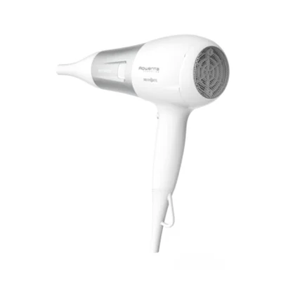 Сешоар Rowenta Powerline CV5930F0, 2100W, йонизираща функция, дифузер, концентратор, бял/сребрист
