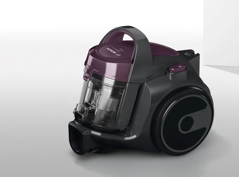 Bosch BGC05AAA1, Vacuum Cleaner, 700 W, Bagless type, 1.5 L, 78 dB(A), Energy efficiency class A, purple/stone gray