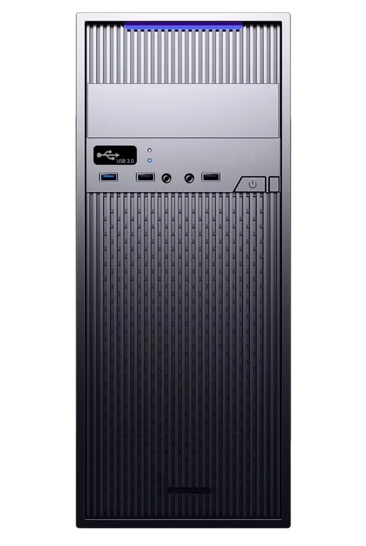 Кутия за компютър POWERCASE 173-G04 Middle Tower с включено захранване 500W