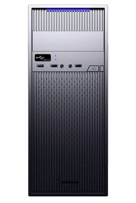 Кутия за компютър POWERCASE 173-G04 Middle Tower с включено захранване 500W