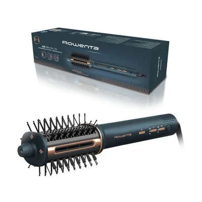 Електрическа четка за коса Rowenta UB9720E0 Air Switch Style, 1000 W, керамично покритие, 4.0 см, зелена