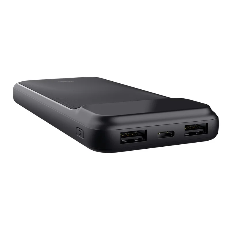 Външна батерия TRUST – Avala 10.000 PD, 10000 mAh, 3 USB порта, LED дисплей, 20 W PD