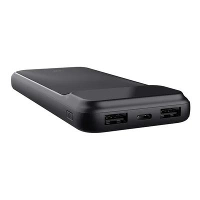 Външна батерия TRUST – Avala 10.000 PD, 10000 mAh, 3 USB порта, LED дисплей, 20 W PD
