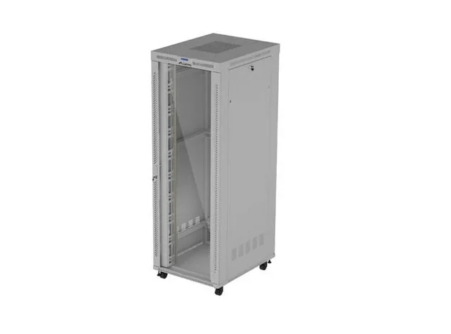 Lanberg Rack Cabinet 19" Free-Standing 47U/800X1000 (FlAT Pack) With Glass Door LCD Grey V2