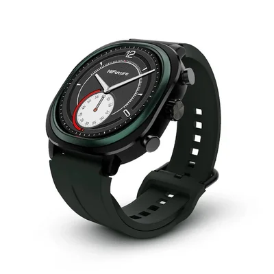 HiFuture AIX Lite Green,  1.43" AMOLED,  466*466, Powered by Dual Core & Syntra AI, Bluetooth Call, 1ATM Waterproof, Sixth Generation Health Sensor, Up to 10 days daily use, Extra Fabric Strap inbox