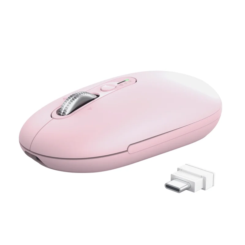 TRUST Seron Slim Multi-Wireless Hyperscroll Mouse Pink