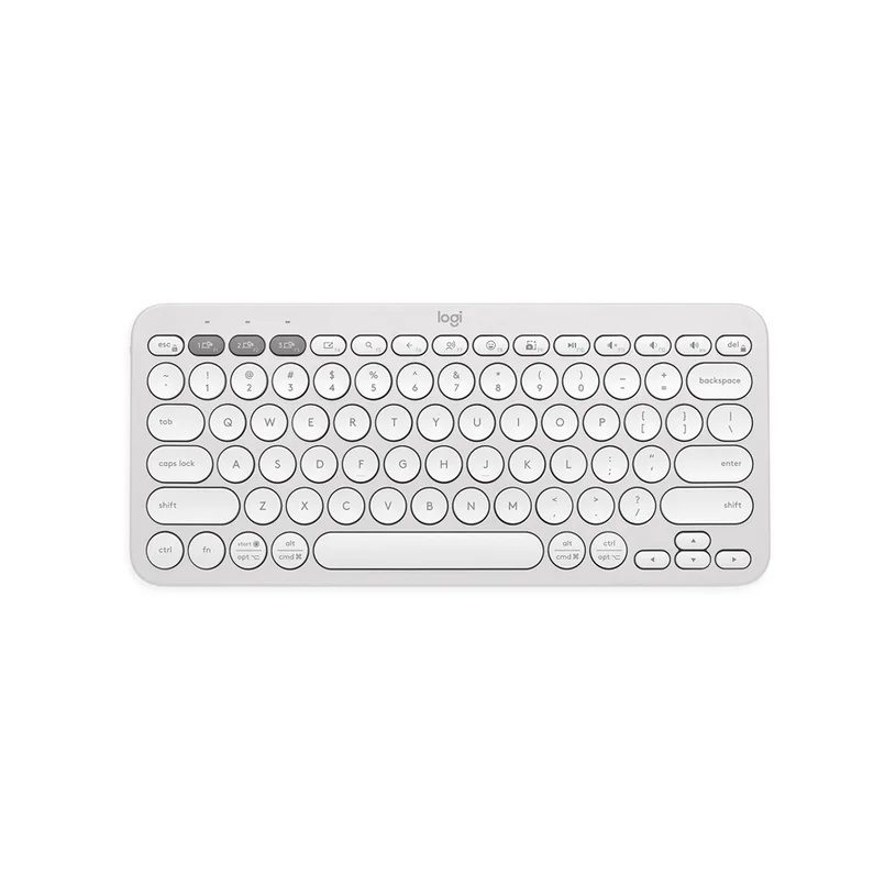 LOGITECH K380S Bluetooth Keyboard - TONAL WHITE - US INT'L