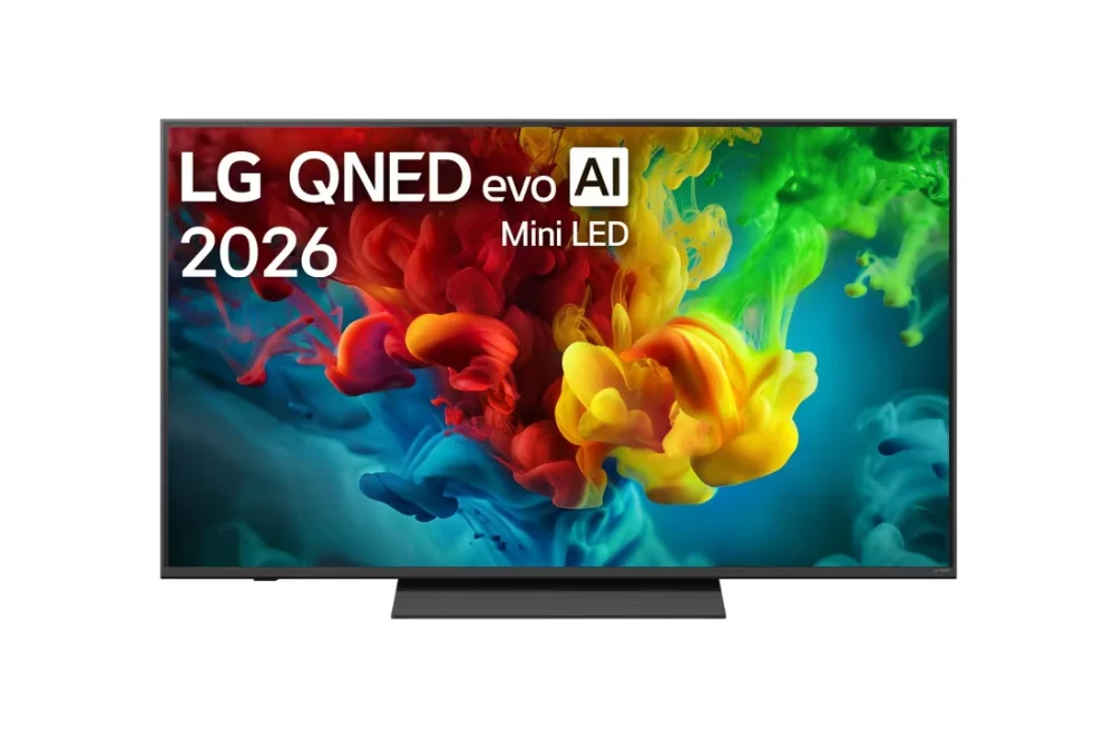 LG 75QNED83B3A, 75" 4K QNED MiniLED Smart TV, 3840x2160, 120Hz Native (VRR 144Hz), DVB-T2/C/S2, Alpha7 AI Processor, HDR10 / HLG, webOS 26 ThinQ, VRR/ALLM/HGiG, 4K Super Upscaling, WiFi 5, Bluetooth 5.3, AirPlay 2, LAN, CI, HDMI, AI Sound Pro, Google Cas