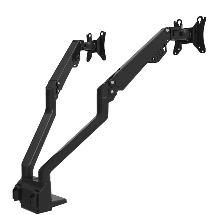 Стойка за монитор NEOMOUNTS BY NEWSTAR FPMA-D750D за 2 дисплея, 10"–32", VESA 75x75/100x100, черна