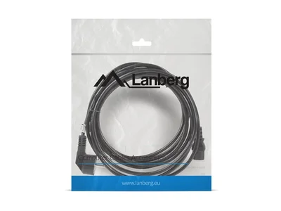 Lanberg CEE 7/7 -> IEC 320 C13 power cord 5m VDE, black