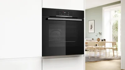Bosch HBA171BB3 SER2, Oven A+, Pyro+Hydro, 5 HM, AutoPilot 10, full touch control, red/white, automatic Rapid heating-up, black
