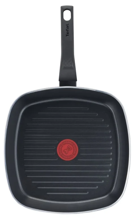 Грил тиган Tefal Simply Clean B5674053 26x26 см, незалепващо покритие, Thermo-Spot, черен