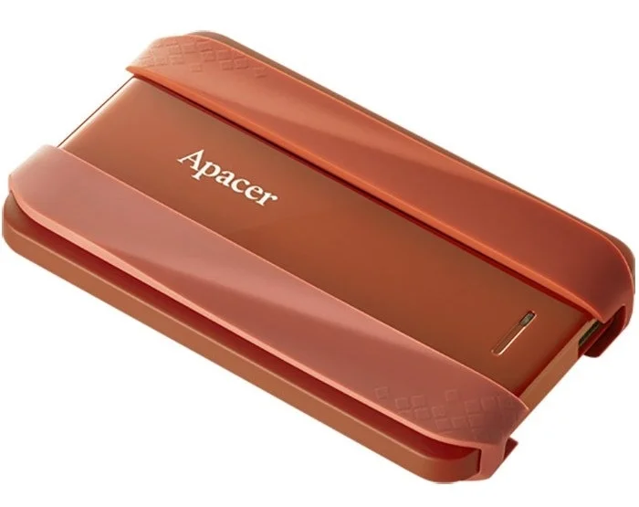 Външен твърд диск Apacer – AC533, 2TB, 2.5", USB 3.2, червен