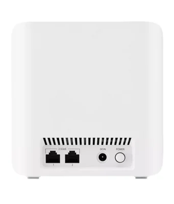 Asus Mesh WiFi system, ZenWiFi BD4 3PK, BE3600, Dual-Band, up to 600m2, Quad-Core 1.5GHz CPU, 128MB/512MB Flash/RAM, 2.5G dual-port, Smart Home Master SSIDs, AiProtection Pro, Adaptive QoS, VPN server/client, IPTV, OFDMA, UTF-8 SSID, AiMesh, White