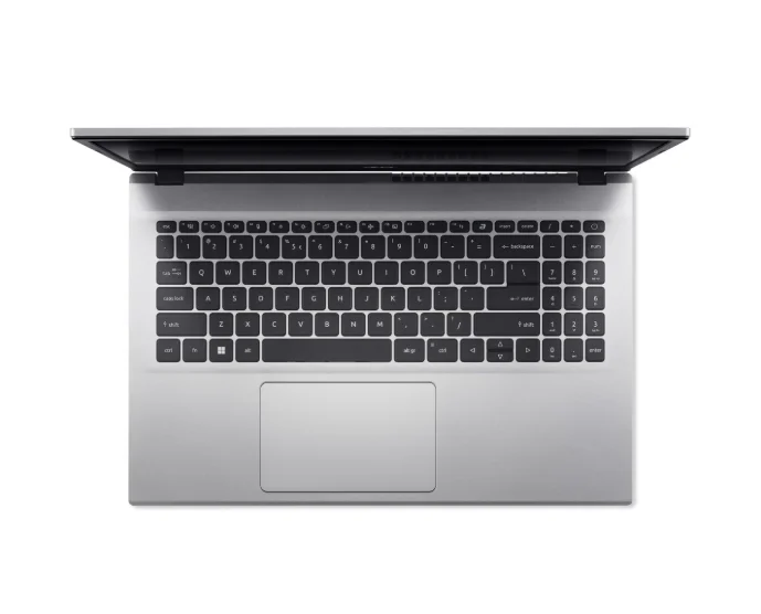 Acer Aspire Go 15, AG15-42P-R493, AMD Ryzen 7 5825U,(up to 4.30GHz, 16MB), 15.6" FHD (1920x1080) IPS SlimBezel LCD, 1*16GB DDR4 3200MHz (1 slot free), 512GB PCIe NVMe SSD, AMD Radeon, HD Cam, WiFi, BT 5.2, Kbd, No OS, Pure Silver