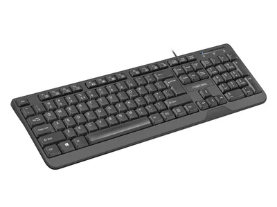 Клавиатура NATEC Trout, US Layout, Slim, Черна