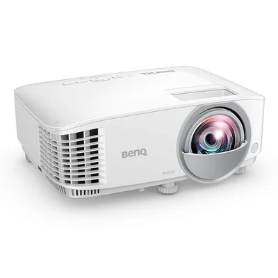 BenQ MW826STH, Short Throw, 87"@1m, WXGA 1280x800, 3500 AL, 20000:1, VGA, RCA, S-Video, 2xHDMI, Audio In/Out, Speaker 10W, USB (Type A) x1, LAN (RJ45) x1, IEC62368, Optional interactive kit(PW02/PT12)