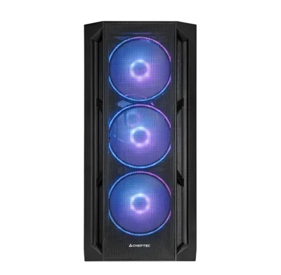 Кутия за компютър Chieftec Apex Lumo Middle Tower черен