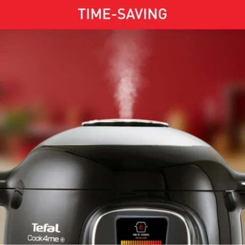 Мултикукър Tefal Cook4me Connect CY855830, 6L, 150 български рецепти, черен