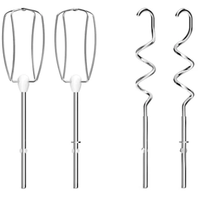 Tefal HT450B38, PrepMix 450W, 2 stainless steel whisks, 2 stainless steel dough hooks, 5 speeds + turbo