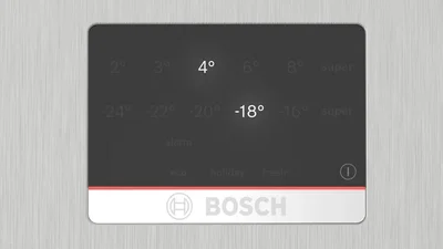 Bosch KGN397LDF, SER4, FS fridge-freezer NoFrost, D, 203/60/66cm, 363l(260+103), 35dB(B), IC, VitaFresh XXL, 0° drawer, Glossy Backwall with Multi Airflow, 2 cooling systems, Intelligent Inverter Technology, Inox-look, display