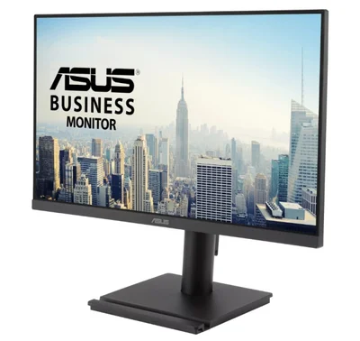 Asus VA279QGSE Business Monitor 27", IPS, Full HD, Frameless, 120Hz, Adaptive-Sync, 1ms MPRT, HDMI, DisplayPort, VGA, Low Blue Light, Flicker Free, Ergonomic Design, Wall Mountable, Black