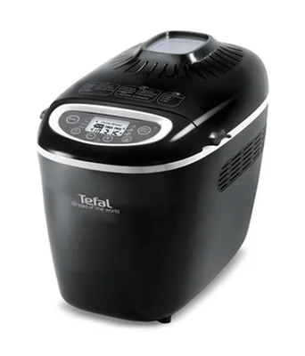 Хлебопекарна Tefal PF611838 1600W, 750/1000/1500 г, 19 програми, 3 степени на изпичане, черна