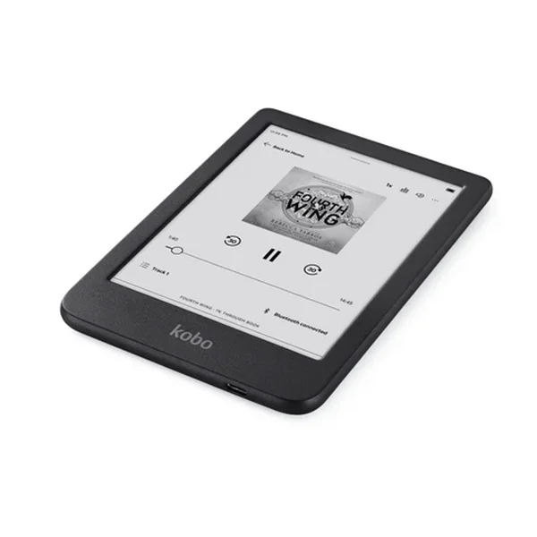 Електронен четец Kobo Clara BW 6" E Ink Carta 1300, 1448 x 1072, 16GB, ComfortLight PRO, Wi-Fi, Bluetooth, USB-C, IPX8, Черен