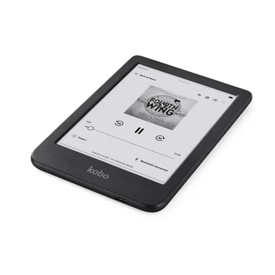Електронен четец Kobo Clara BW 6" E Ink Carta 1300, 1448 x 1072, 16GB, ComfortLight PRO, Wi-Fi, Bluetooth, USB-C, IPX8, Черен