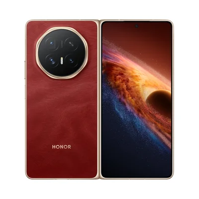 Honor Magic V6 Foldable, Red, Phenom-N49D,  6.52", unfolded 7.95", OLED 2420x1080, unfolded 2352x2172, Snapdragon 8 Elite Gen 5, (2x4.6GHz +6x3.6GHz), 16GB, 512GB, 64+50+50MP/20+20MP, Li-Po 6 660mAh, FPT, BT, USB Type-C, Android 16, MagicOS 10