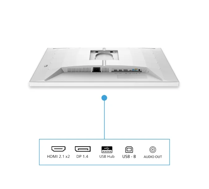 Philips 27M2N5901A, 27" Fast IPS WLED, 3840x2160@160Hz, 1ms GtG, 0.5ms MPRT, 450cd m/2, 1000:1, Mega Infinity DCR, Adaptive Sync, FlickerFree, LowBlue Mode, 5Wx2, Tilt, Height Adjust, Pivot, Swivel, 2xHDMI, DP, USB hub